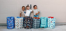 Load image into Gallery viewer, Navy plaid napmat