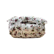 Load image into Gallery viewer, Light color floral with maroon Nap Mat
