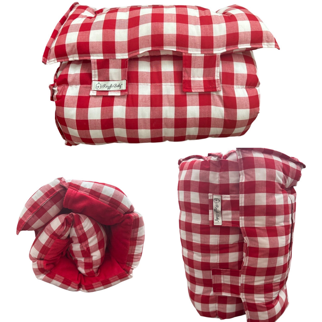 Red & White Nap Mat