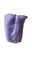 Load image into Gallery viewer, Small purple  &amp; white gingham
