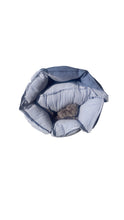 Load image into Gallery viewer, Small Grey &amp; White Gingham Nap Mat
