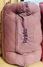 Load image into Gallery viewer, Small purple  &amp; white gingham

