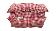 Load image into Gallery viewer, Small red &amp; white gingham Nap Mat
