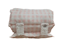 Load image into Gallery viewer, Pink &amp; white gingham Nap Mat
