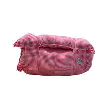 Load image into Gallery viewer, Pink &amp; white check Nap Mat
