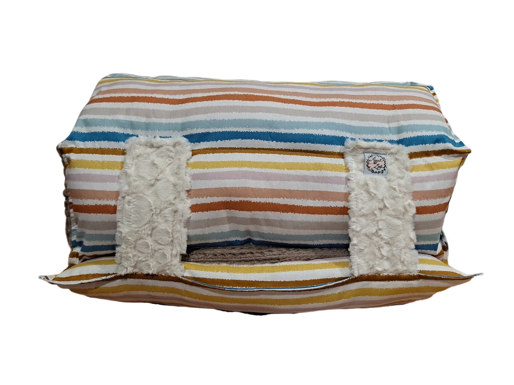 Neutral Stripes Nap Mat